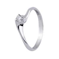 Anello Namuri Donna Basic in Oro bianco Diamante 0.05 Ct SB2525-05-13 - SB2525-05-13